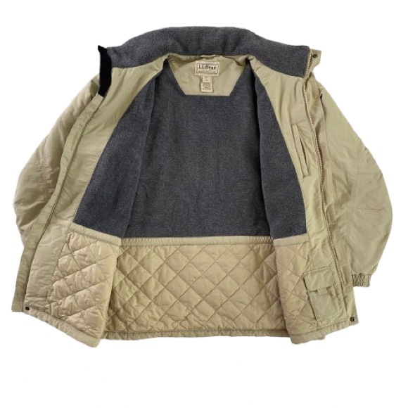 L.L. Bean Polartec Thinsulate Lined Jacket w/ Hood, Multiple Pockets, Men’s L - Picture 2 of 10